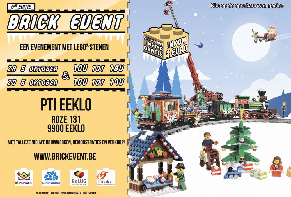 Brick Event: De leukste LEGO beurs van België: 5 en 6 oktober
